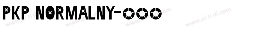 PKP Normalny字体转换
